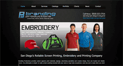 Desktop Screenshot of brandingproductions.com